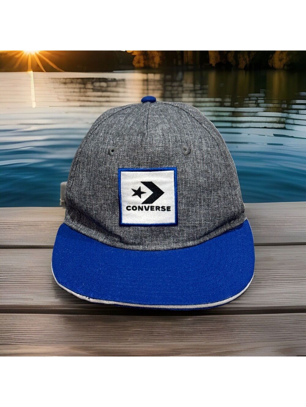 Converse Strapback Sz Youth Distressed Baseball Cap